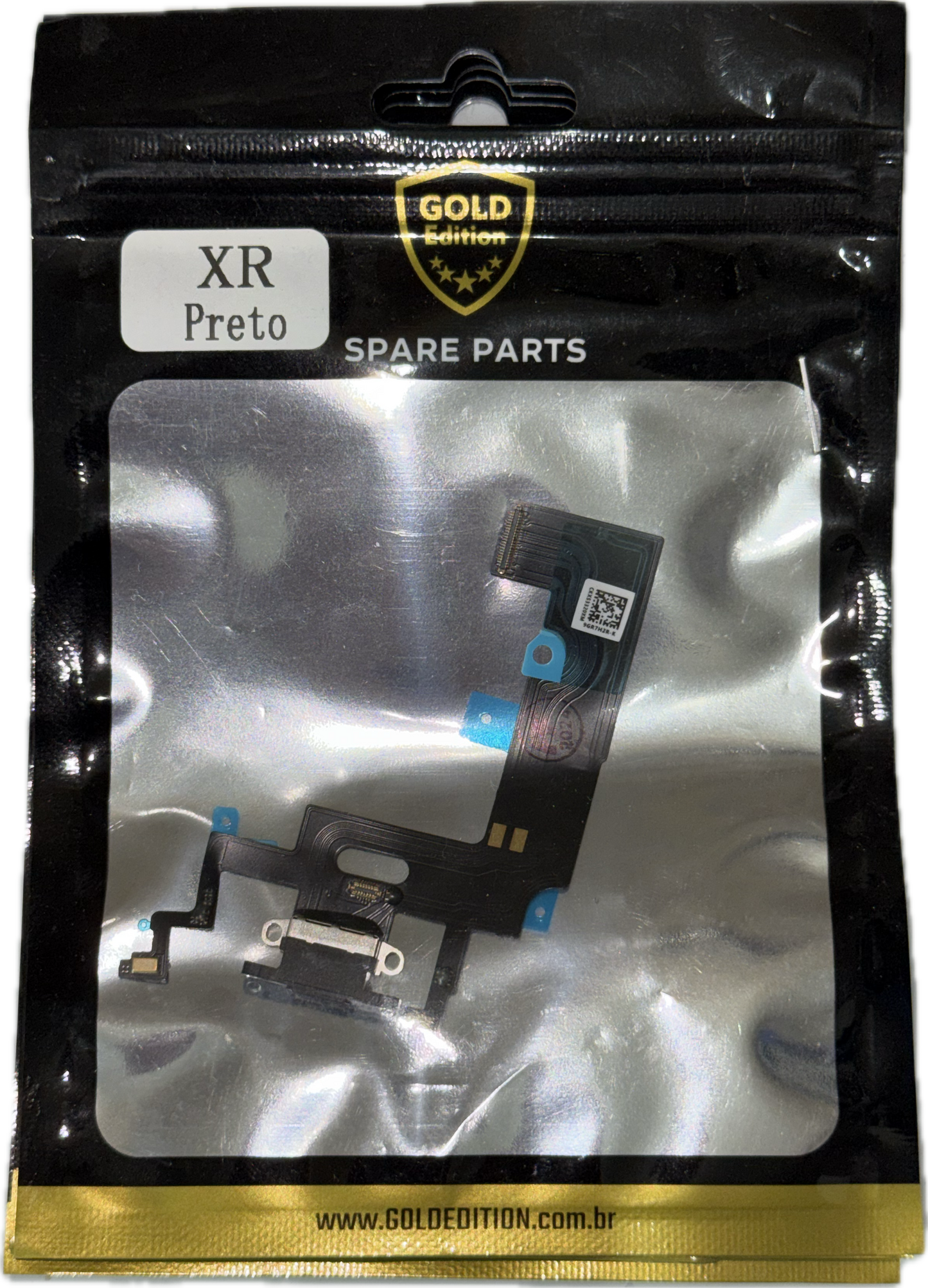 Flex de carga iPhone Xr - GOLD EDITION.