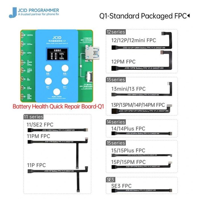 JC Q1 – Restaura capacidad y quita pop-up de baterias iPhone