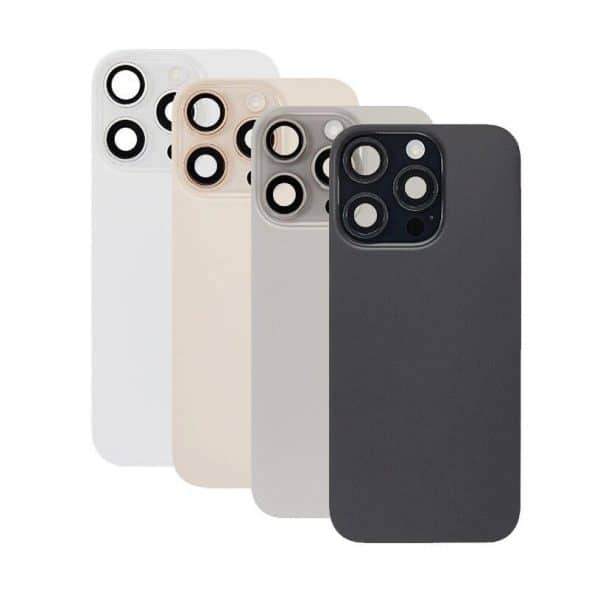 Tapa trasera iPhone 16 Pro – Con lentes de camaras