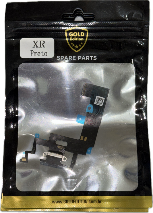 Flex de carga iPhone Xr - GOLD EDITION.