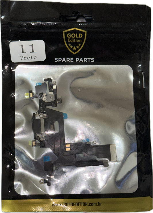 Flex de carga iPhone 11 - GOLD EDITION.