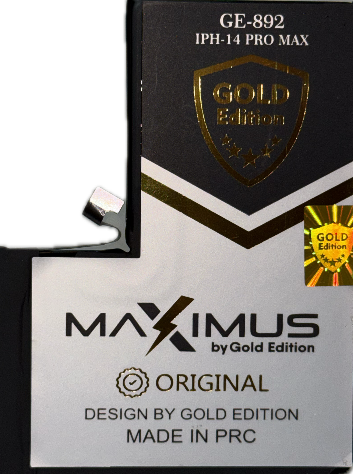 Bateria iPhone 14 Pro Max Con flex - MAXIMUS (GOLD EDITION).