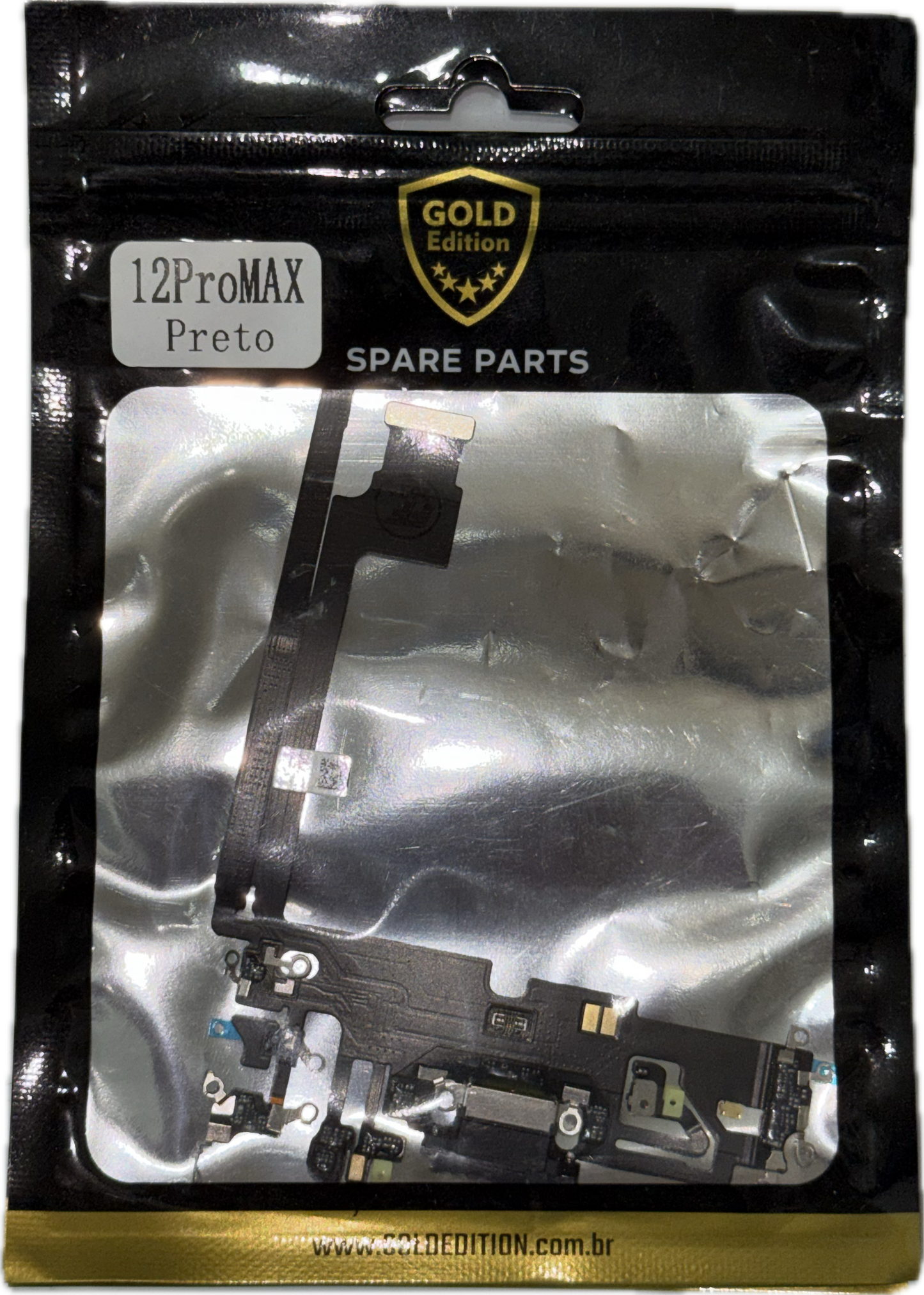 Flex de carga iPhone 12 Pro Max - GOLD EDITION.