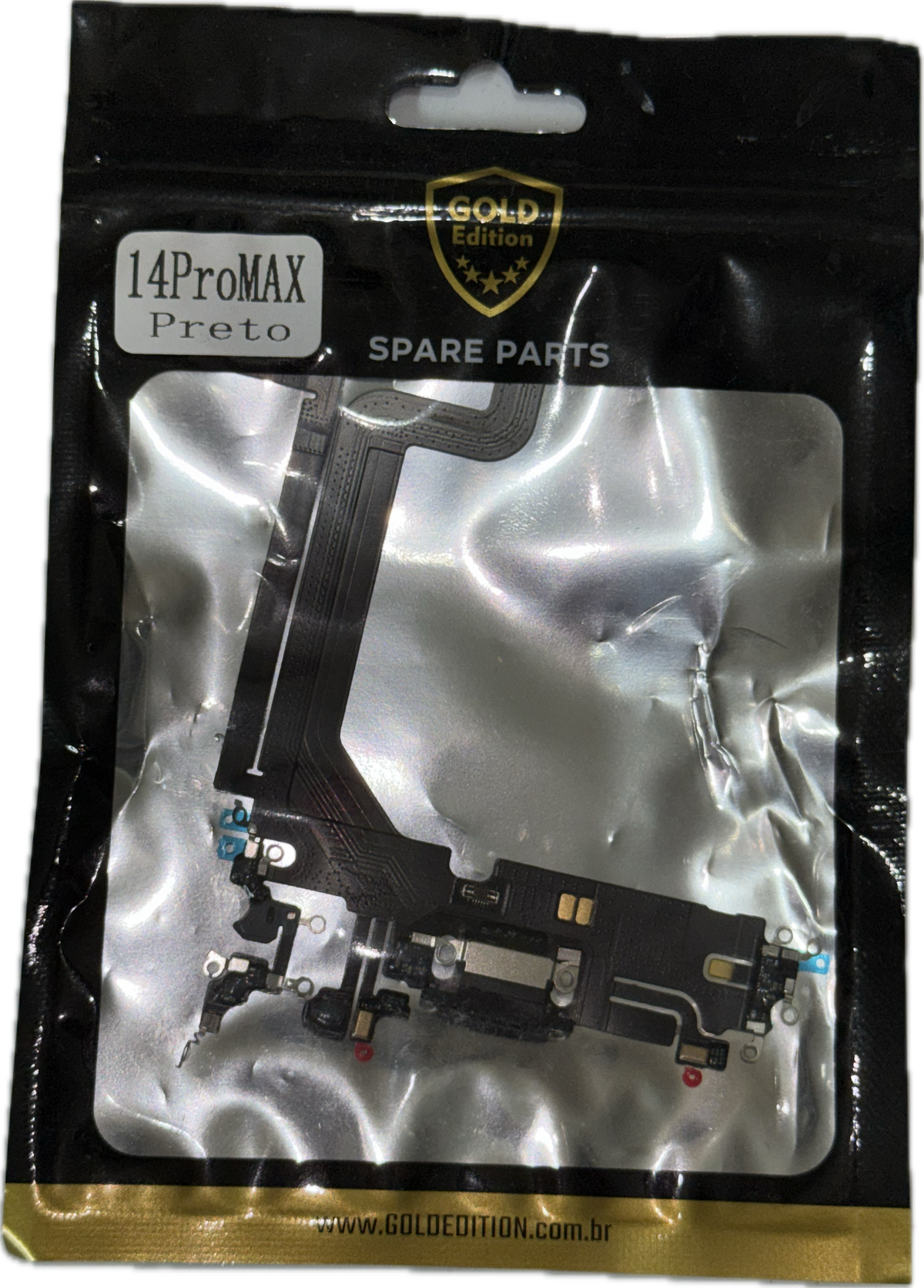 Flex de carga iPhone 14 Pro Max - GOLD EDITION.