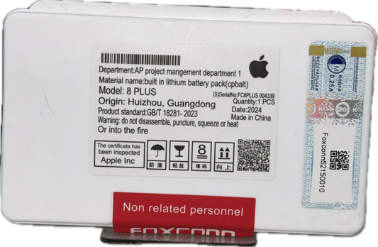 Bateria iPhone 8 Plus con flex - Foxconn.