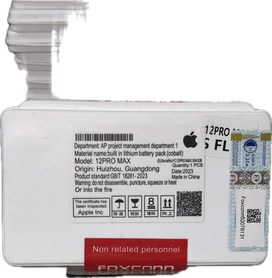 Bateria iPhone 12 Pro Max Core (Sin Flex) - FOXCONN.