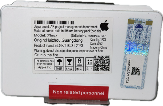 Bateria iPhone Xs Max Con flex - FOXCONN.