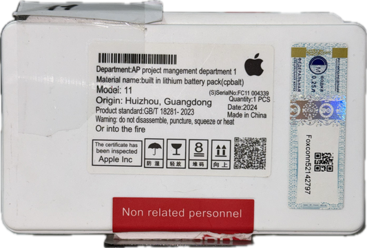 Bateria iPhone 11 Con flex - FOXCONN.
