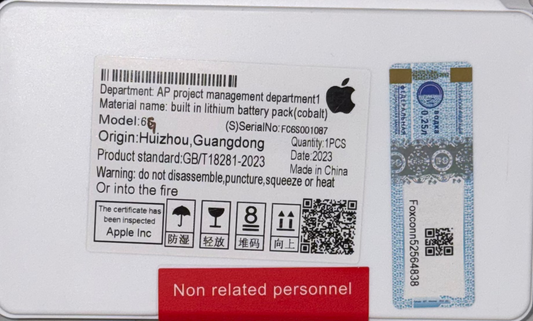 Bateria iPhone 6  Con flex - FOXCONN