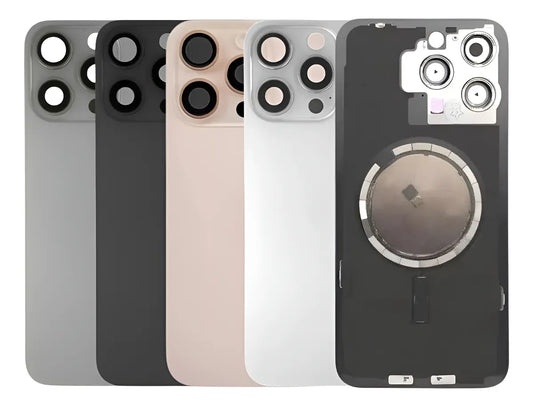 Tapa Trasera iPhone 16 Pro Max - Con lentes de Camara.